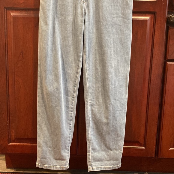 Rivet Utility Light wash Denim Jumpsuit - Picture 7 of 8